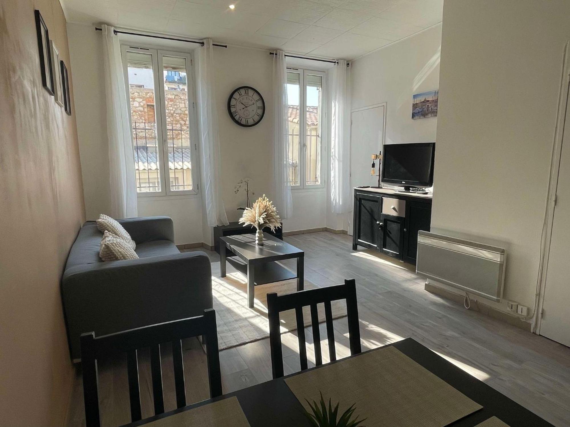 Marseille Centre - Wifi - Lave Et Seche Linge - Calme - Cuisine Apartment Luaran gambar